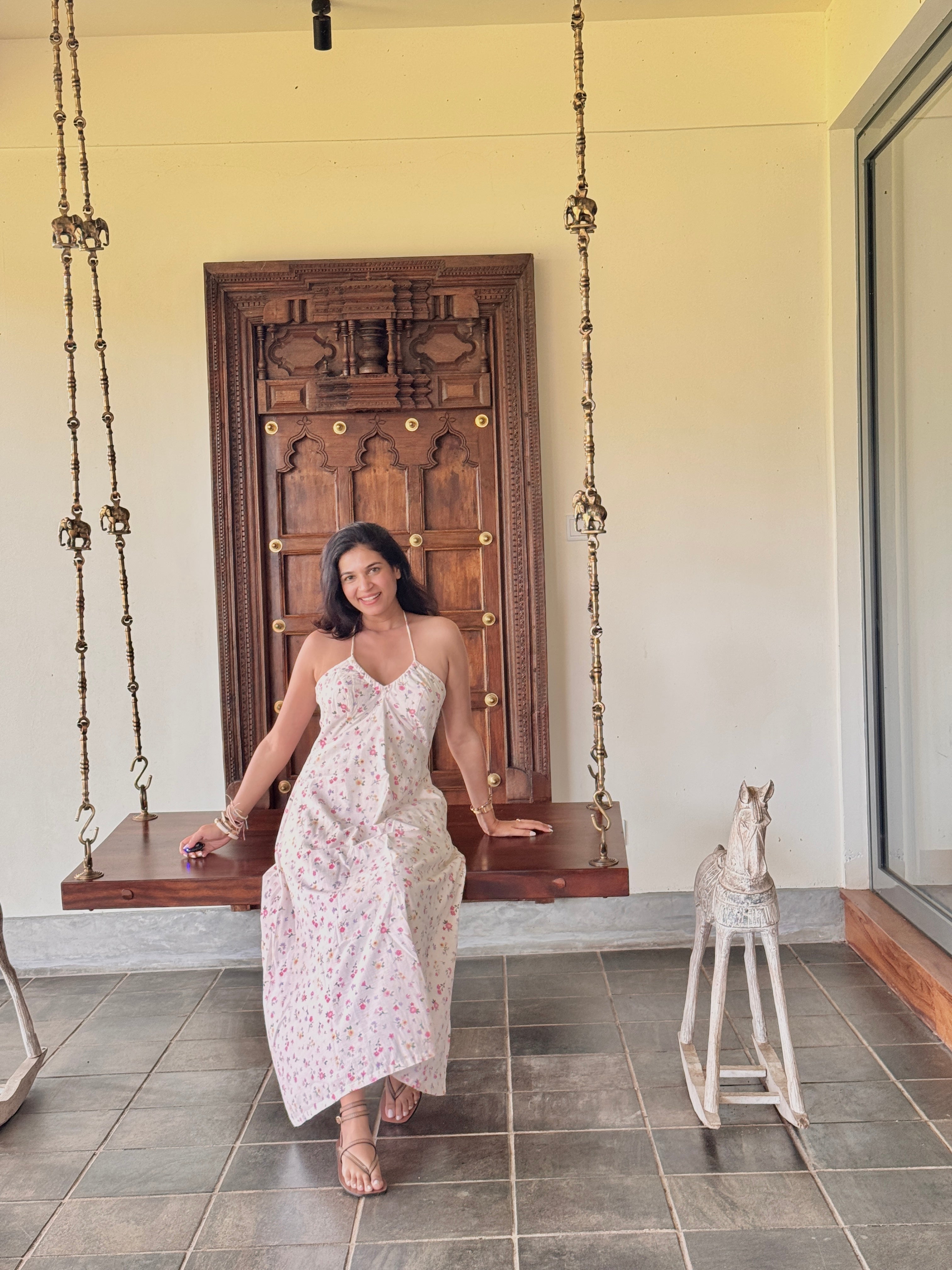 Blossom Breeze Halter Dress